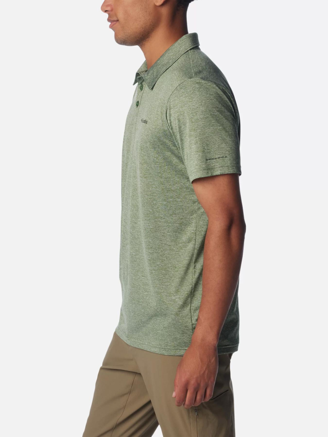 Polo à manches courtes hike vert homme - Columbia