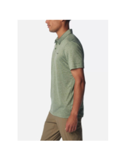 Polo à manches courtes hike vert homme - Columbia