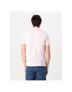 Polo à monogramme contrasté rose homme - Tommy Hilfiger