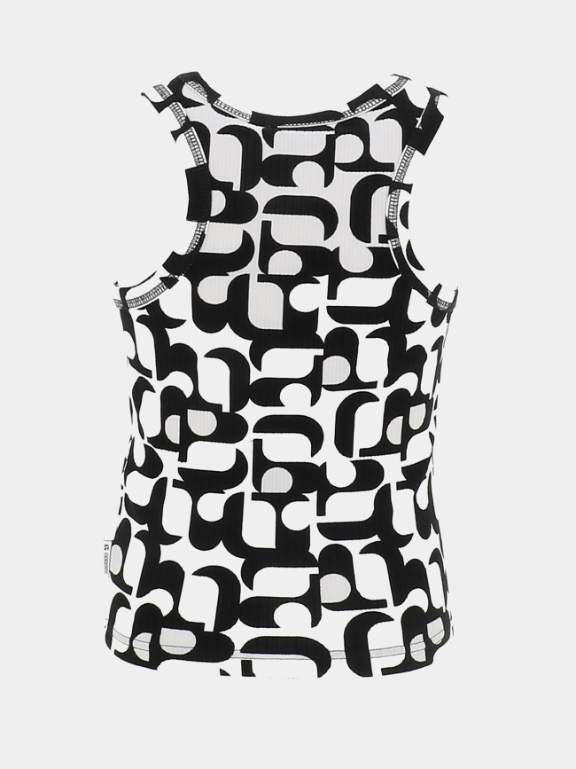 Débardeur côtelé monagi noir fille - Le Temps Des Cerises