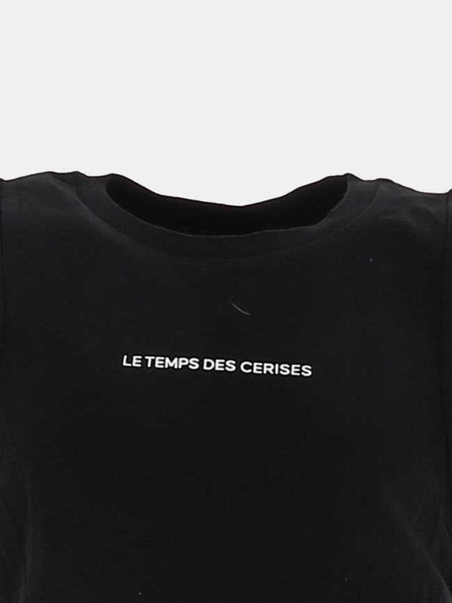 Débardeur todegi noir fille - Le Temps Des Cerises