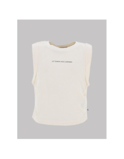 Débardeur todegi blanc crème fille - Le Temps Des Cerises