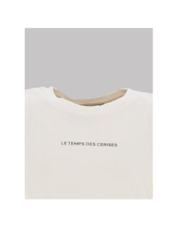 Débardeur todegi blanc crème fille - Le Temps Des Cerises