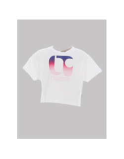T-shirt crop breevangi blanc fille - Le Temps Des Cerises