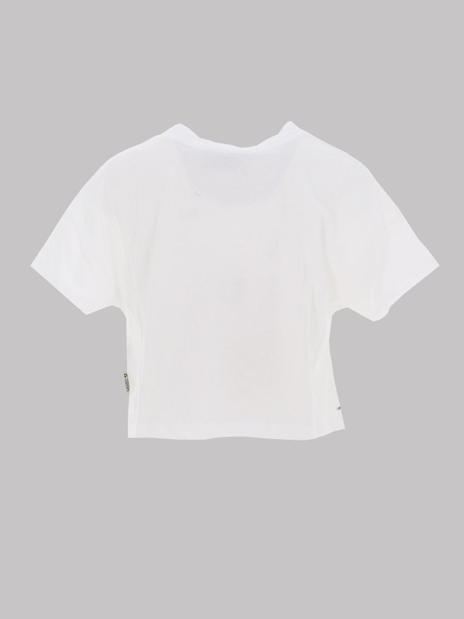 T-shirt crop breevangi blanc fille - Le Temps Des Cerises