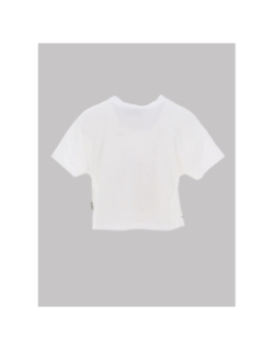T-shirt crop breevangi blanc fille - Le Temps Des Cerises