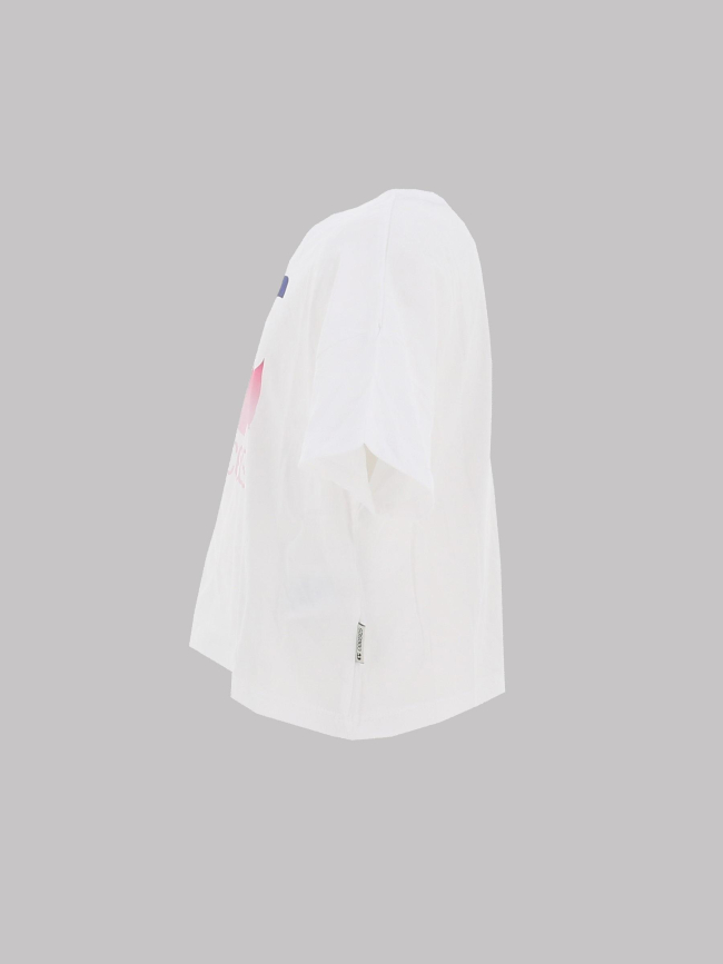 T-shirt crop breevangi blanc fille - Le Temps Des Cerises