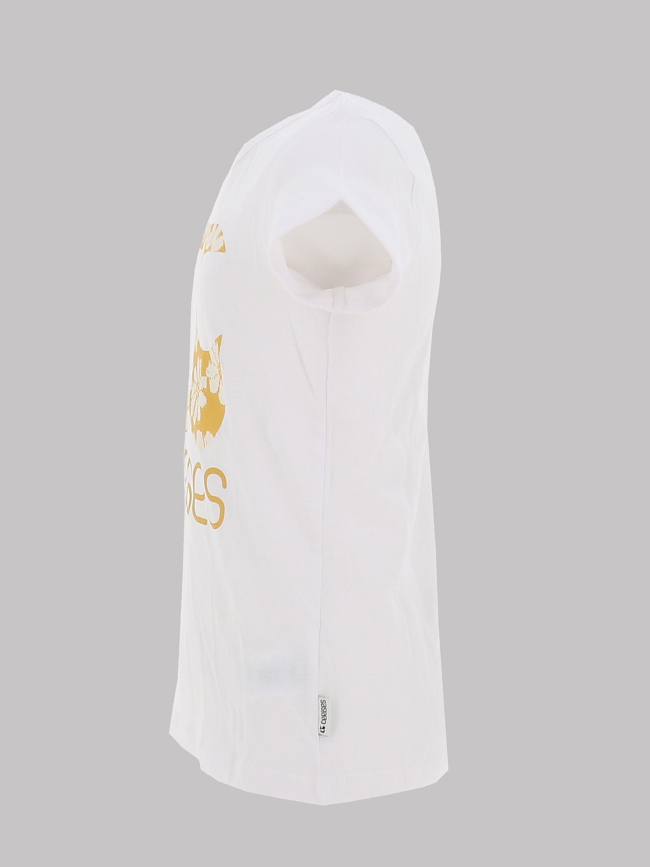 T-shirt fleurigi blanc fille - Le Temps Des Cerises