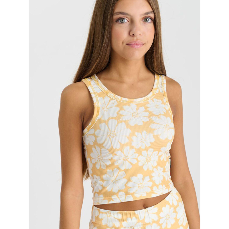 Débardeur alcagi jaune fille - Le Temps Des Cerises