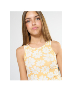 Débardeur alcagi jaune fille - Le Temps Des Cerises