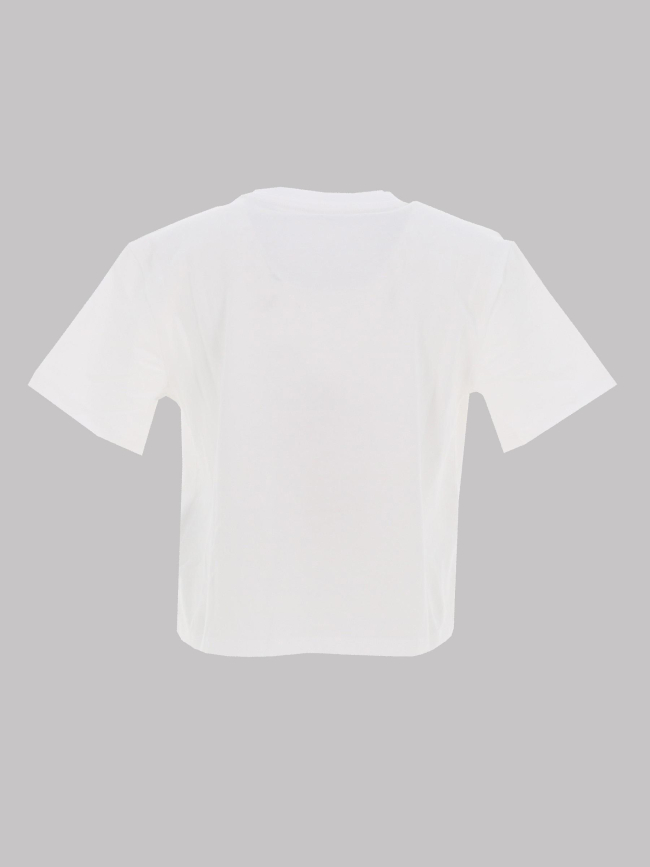 T-shirt manches courtes à sequins brillant blanc fille - Guess