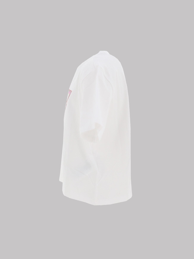 T-shirt manches courtes à sequins brillant blanc fille - Guess