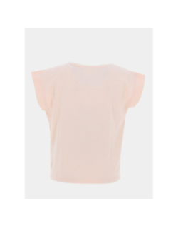 T-shirt à manches courtes midi brillant rose fille - Guess