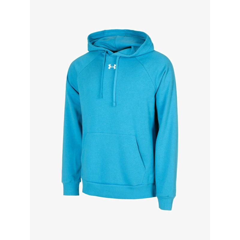 Sweat à capuche ua rival fleece bleu homme - Under Armour