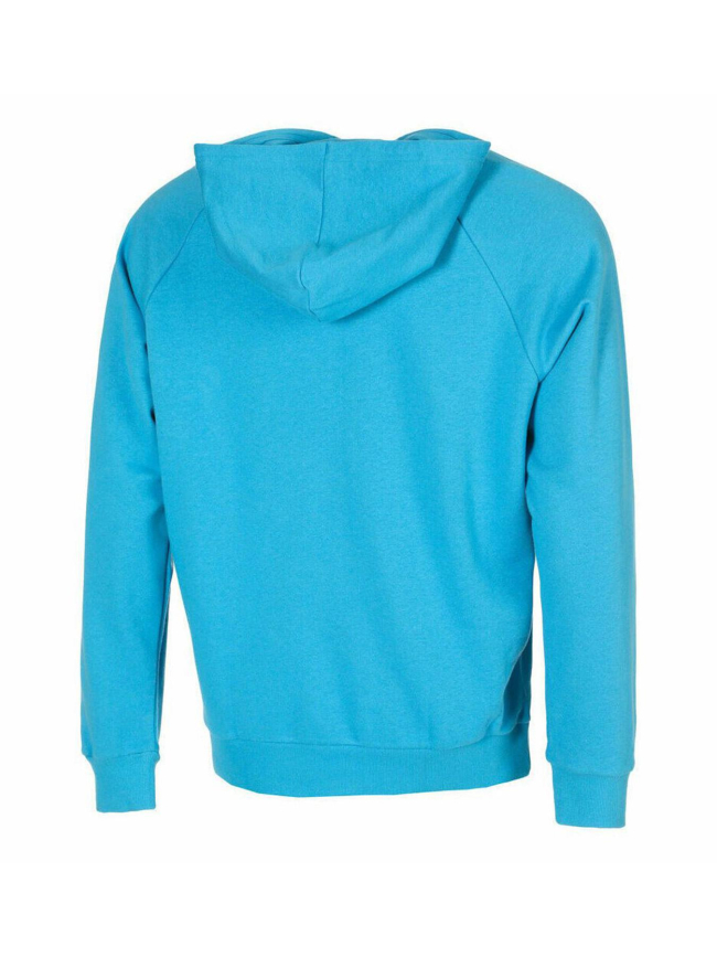 Sweat à capuche ua rival fleece bleu homme - Under Armour