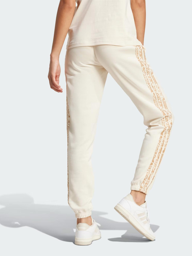 Pantalon jogging seasonnals animal beige femme - Adidas