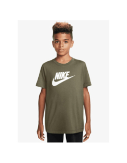 T-shirt à manches courtes futura kaki enfant - Nike