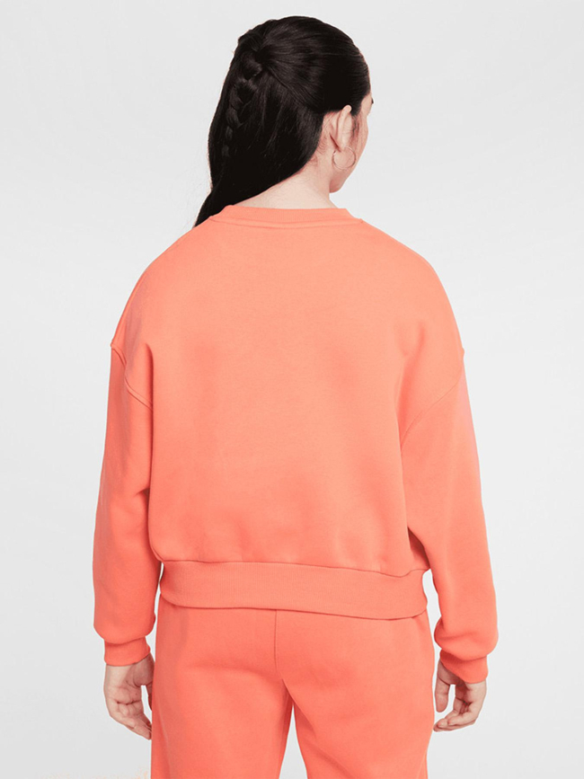 Sweat à col rond nsw club fleece corail fille - Nike