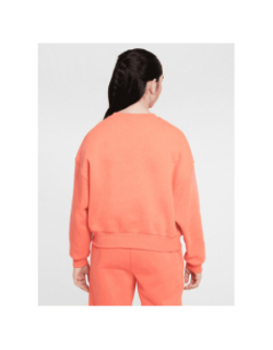 Sweat à col rond nsw club fleece corail fille - Nike