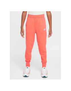 Pantalon jogging nsw club fleece corail fille - Nike