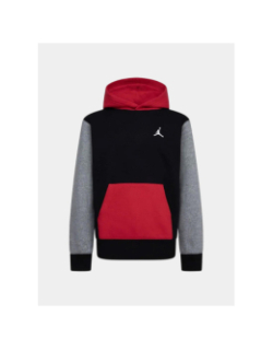 Sweat à capuche mj brooklyn flc noir gris rouge enfant - Jordan