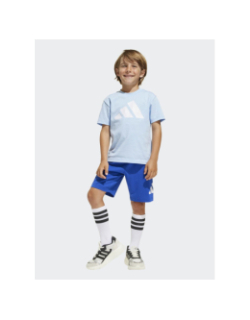 Ensemble t-shirt et short bleu enfant - Adidas