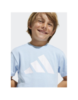 Ensemble t-shirt et short bleu enfant - Adidas