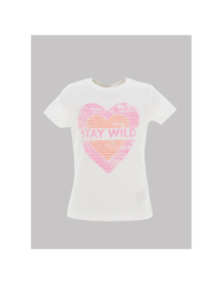 T-shirt à manches courtes nkffmuaz blanc fille - Name It