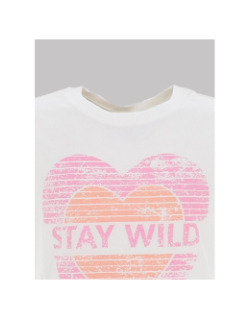 T-shirt à manches courtes nkffmuaz blanc fille - Name It