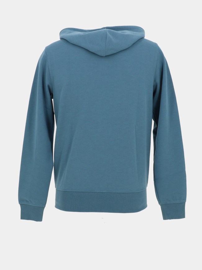 Sweat à capuche zippé bleu homme - Lacoste