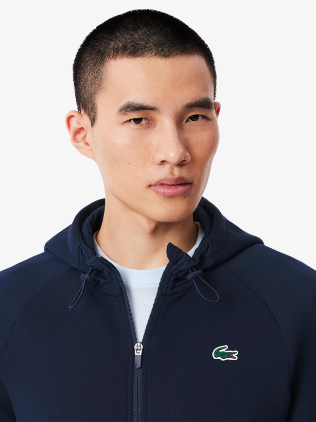 Veste de survêtement respirante bleu marine homme - Lacoste