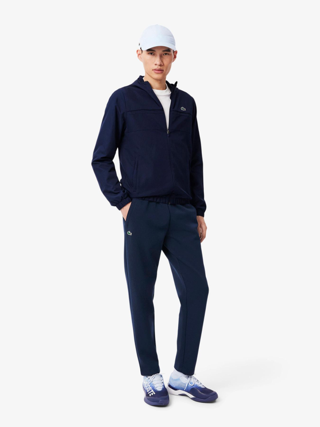 Pantalon jogging sport respirant bleu marine homme - Lacoste