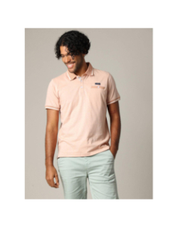 Polo à manches courtes drex rose homme - Deeluxe