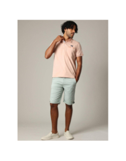 Polo à manches courtes drex rose homme - Deeluxe