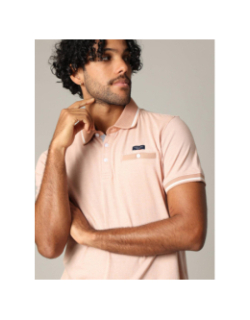 Polo à manches courtes drex rose homme - Deeluxe