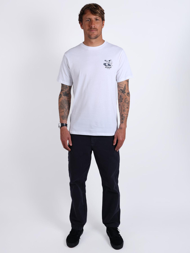 T-shirt à manches courtes services blanc homme - Oxbow