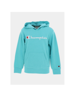 Sweat à capuche bleu ciel enfant - Champion