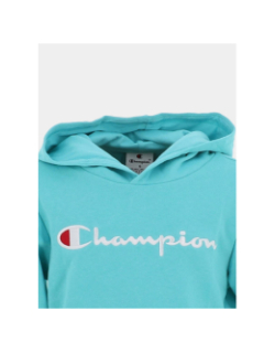 Sweat à capuche bleu ciel enfant - Champion