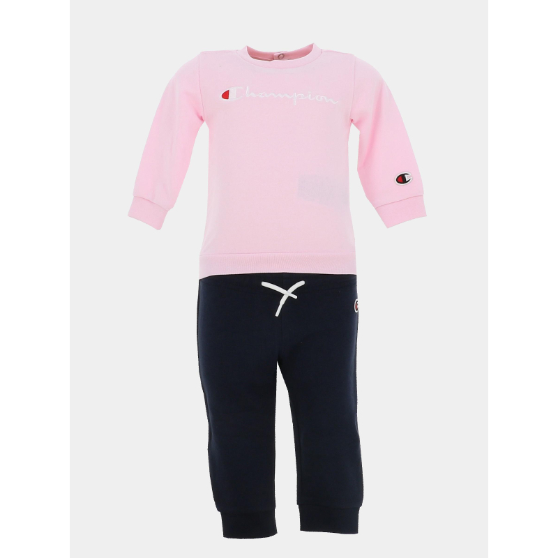 Ensemble de survêtement crewneck rose bébé - Champion
