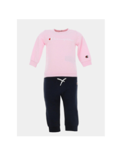 Ensemble de survêtement crewneck rose bébé - Champion