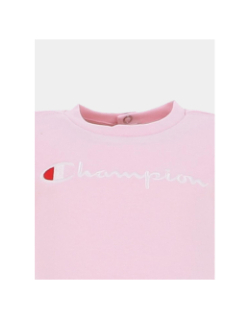 Ensemble de survêtement crewneck rose bébé - Champion
