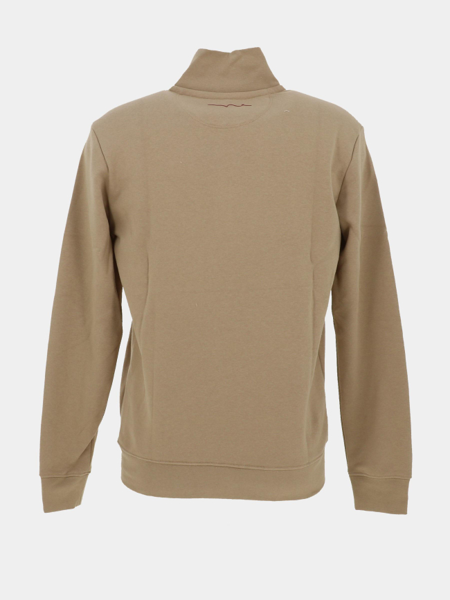 Sweat zippé g-narkus beige homme - Teddy Smith