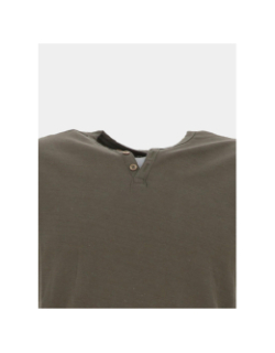 T-shirt à col boutonné t-gabriel kaki homme - Teddy Smith