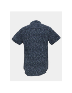 Chemise en popeline floral bleu marine homme - Rms 26