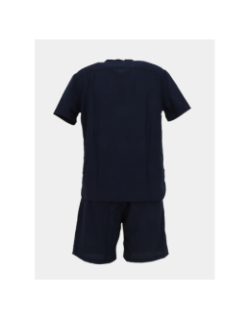 Ensemble chemise et bermuda bleu marine homme - Rms 26