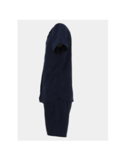 Ensemble chemise et bermuda bleu marine homme - Rms 26