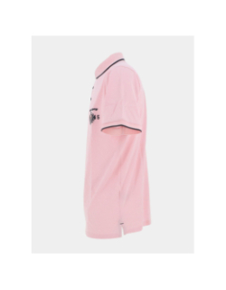 Polo à manches courtes patch aop floral rose homme - Union Black