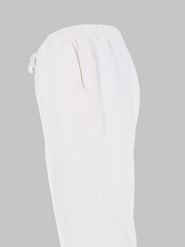 Pantalon détente en jute blanc homme - Rms 26