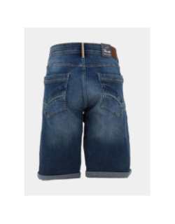 Bermuda jeans stone bleu marine homme - Rms 26