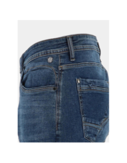 Bermuda jeans stone bleu marine homme - Rms 26